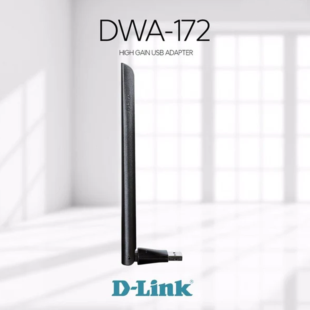 D-Link DWA-172 AC600 Wireless Dual Band High Gain USB Adapter
