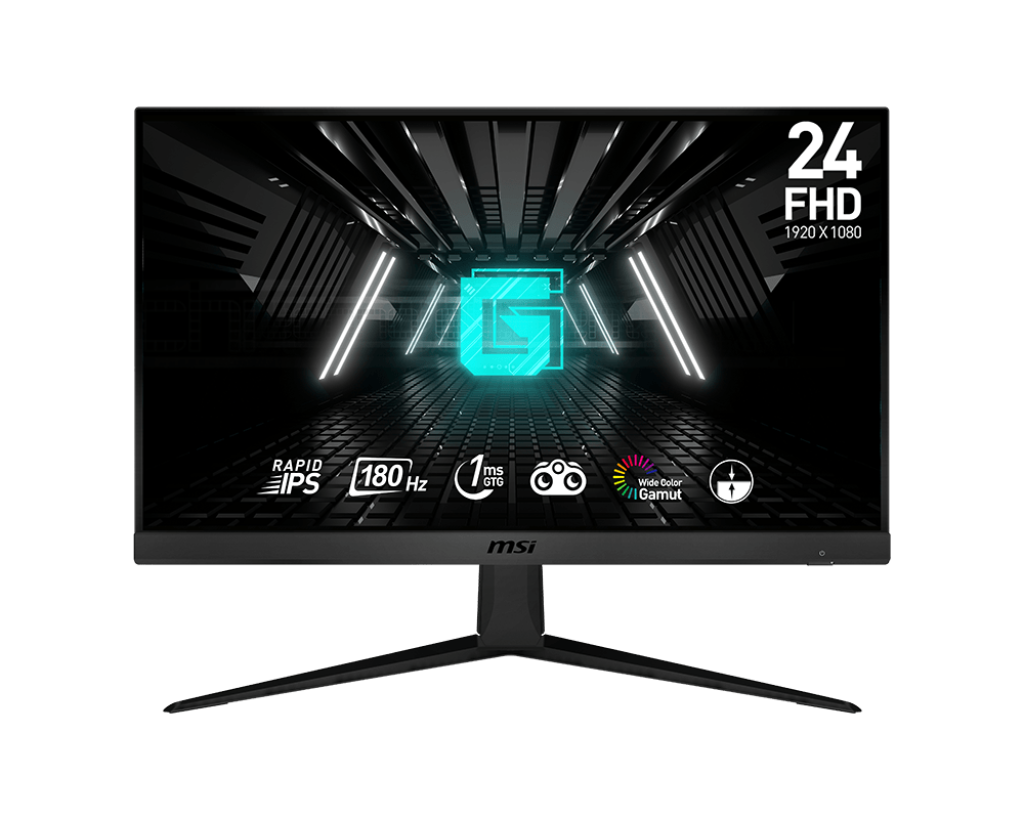 MSI G2412F 24 Inch Monitor (Flat IPS - 180Hz) (HDMI - Display - Audio)