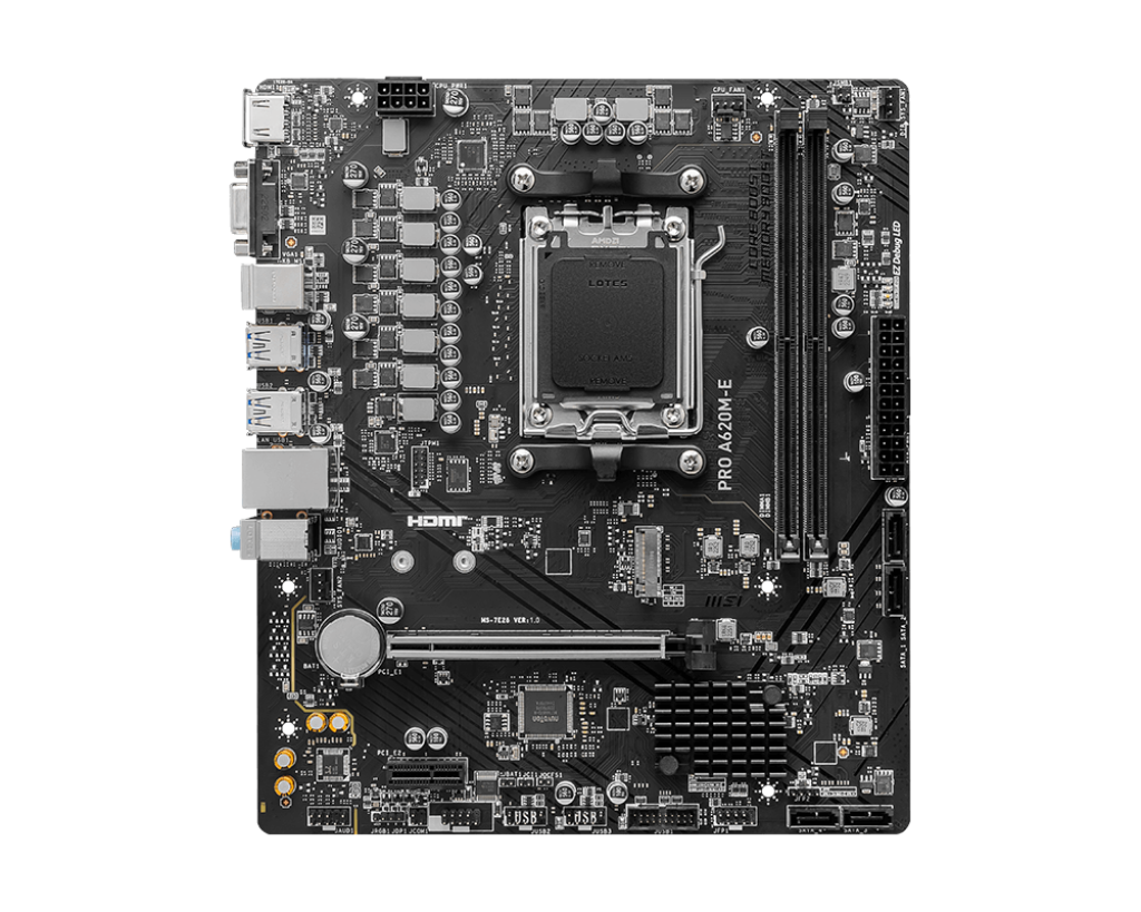 MSI PRO A620M-E AMD AM5 Motherboard