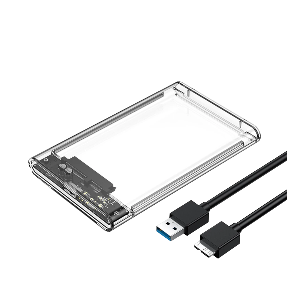 Mobile Rack 2.5 Inch Clear Type-C to USB 3.1