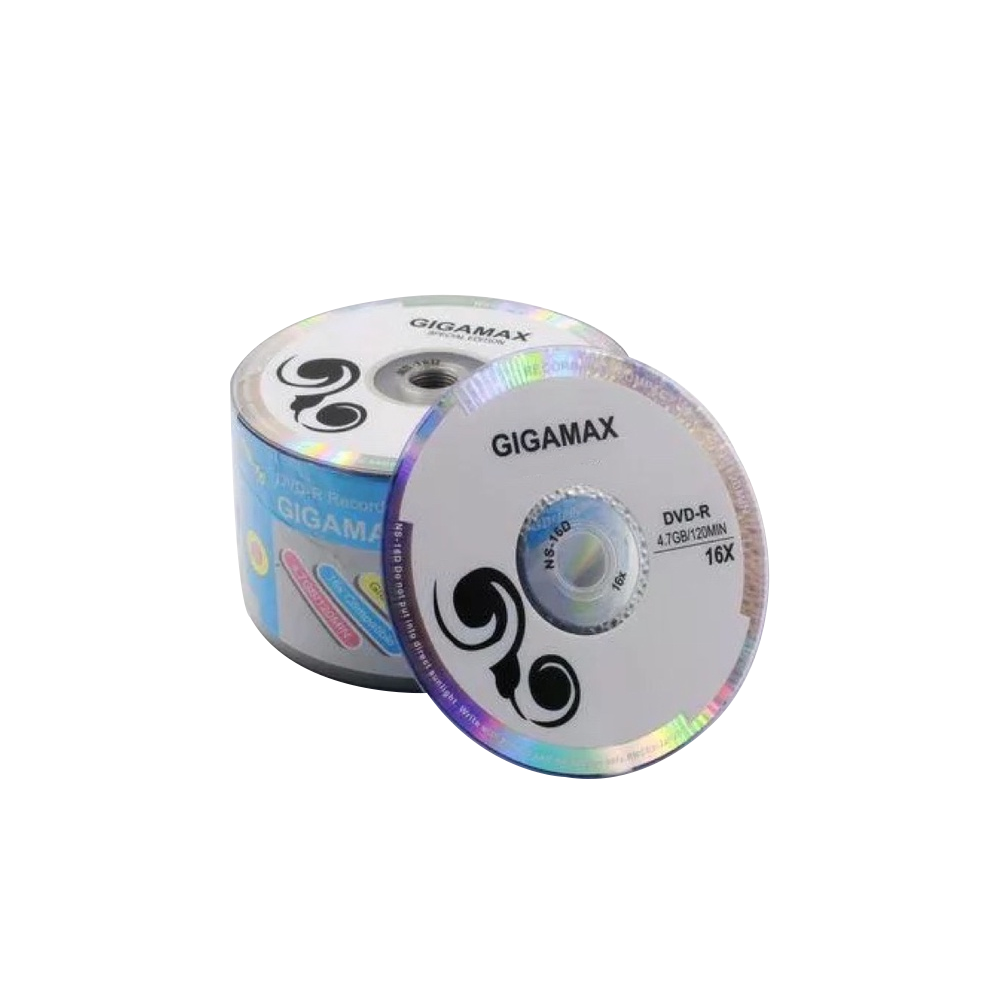 Gigamax 4.7GB Blank DVD (50 PCS)