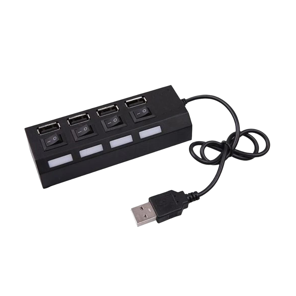 HUB USB 2.0 4 Port Zero + Switch