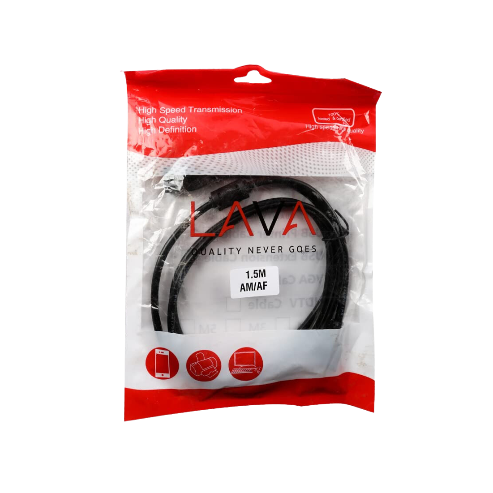 Lava USB Extension Cable 1.5m