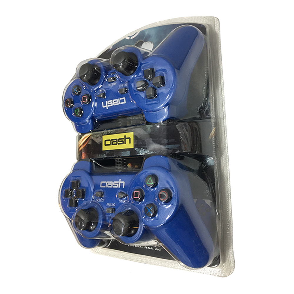 Crash X2 Wired Double Analog Gamepad