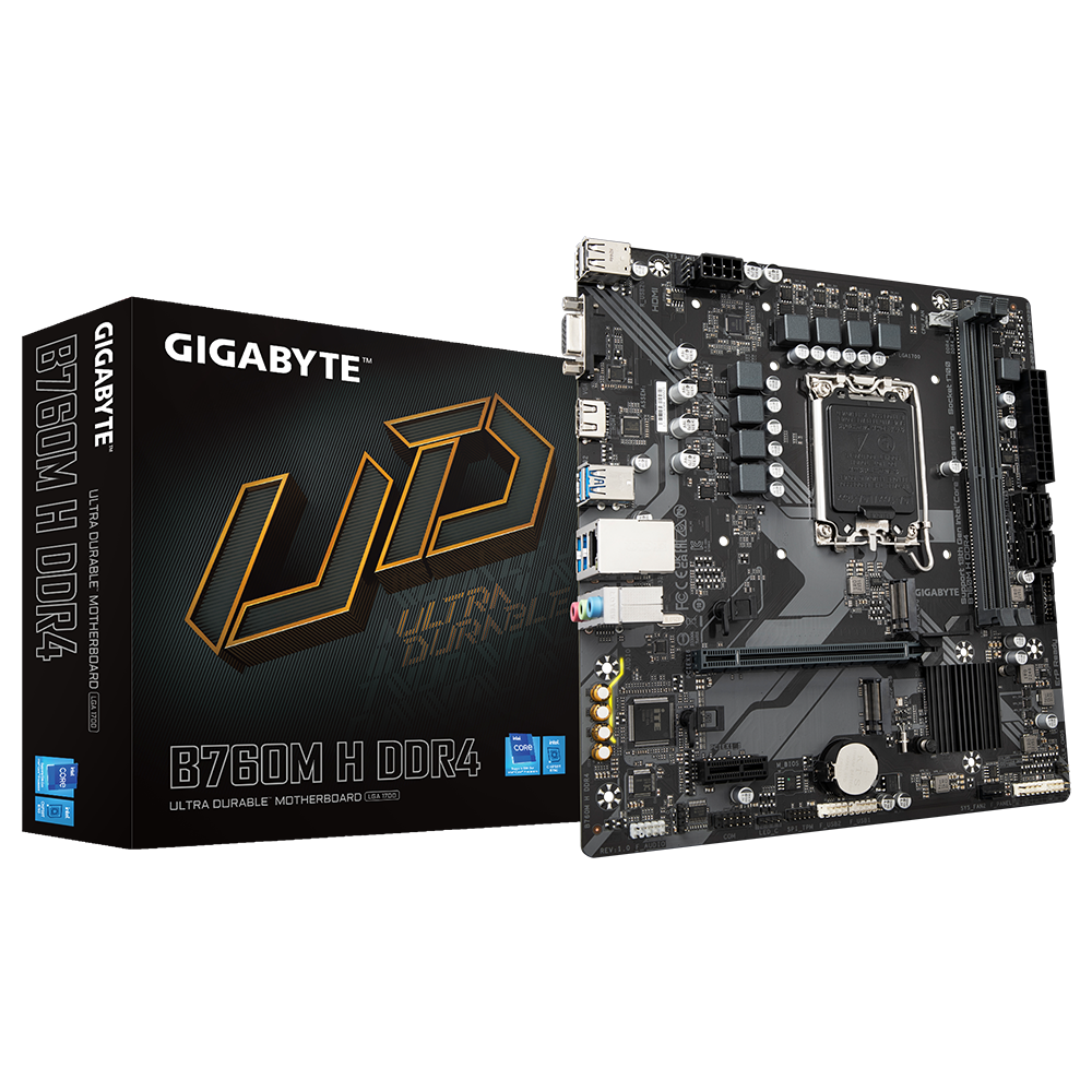 Gigabyte B760M H DDR4 Intel LGA 1700 Motherboard