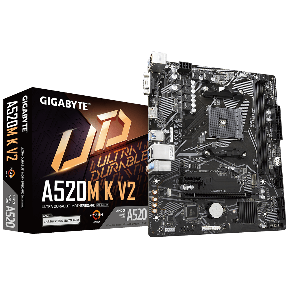 Gigabyte A520M K V2 AMD AM4 Motherboard