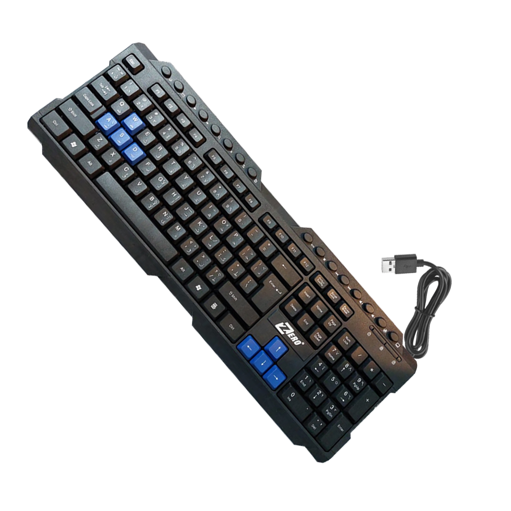 Keyboard USB Multimedia Zero ZR-2804