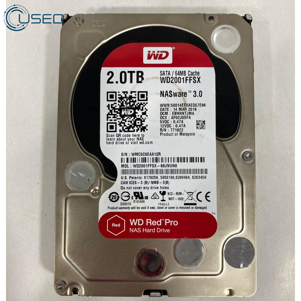 HDD Internal PC 3.5 Inch 2T (Original Used)