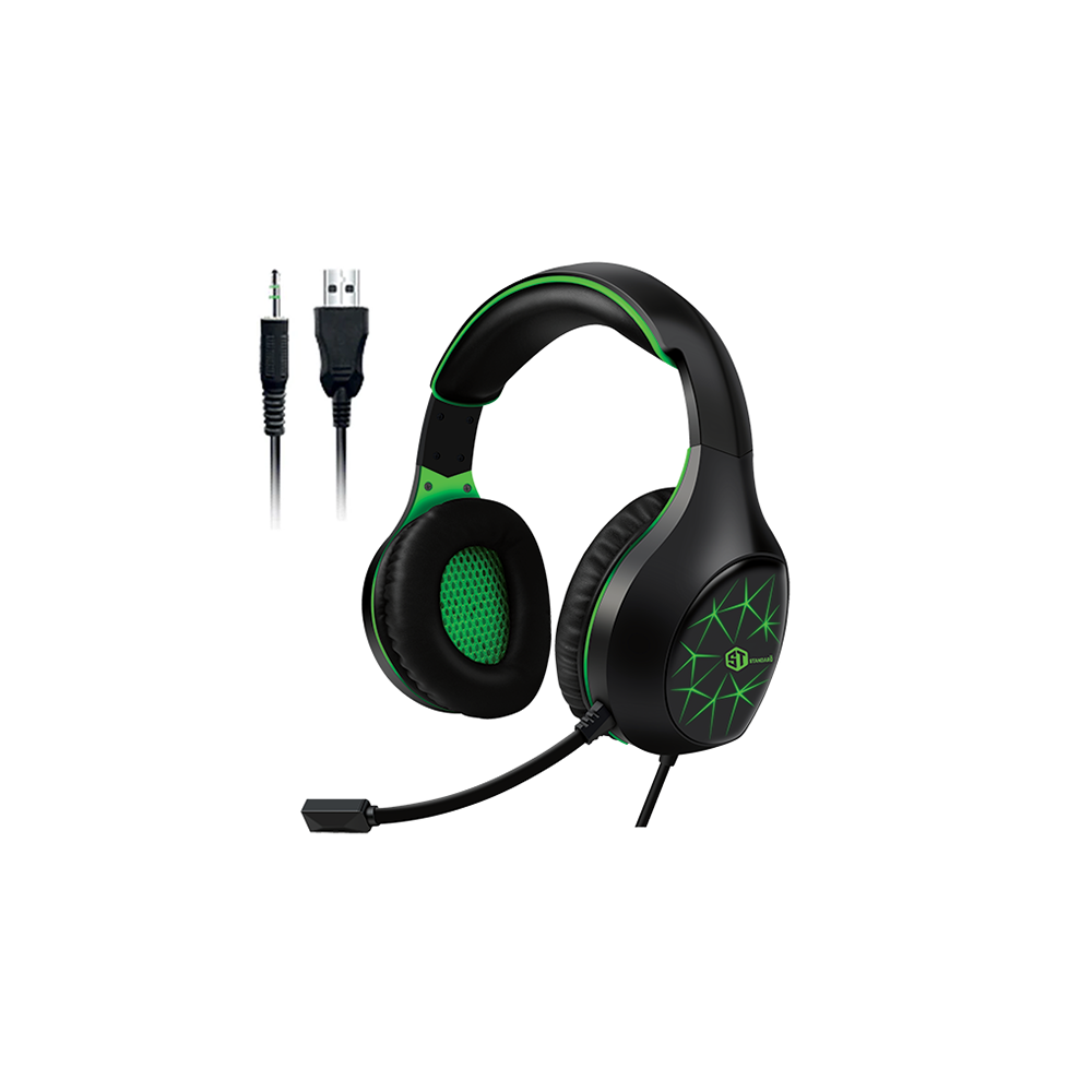 Headphone Wired Standard Gm-3501L (One Socket With Convert + USB)