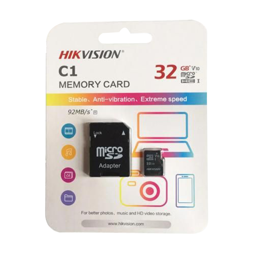 Hikvision C1 32GB Class 10 microSD Memory Card