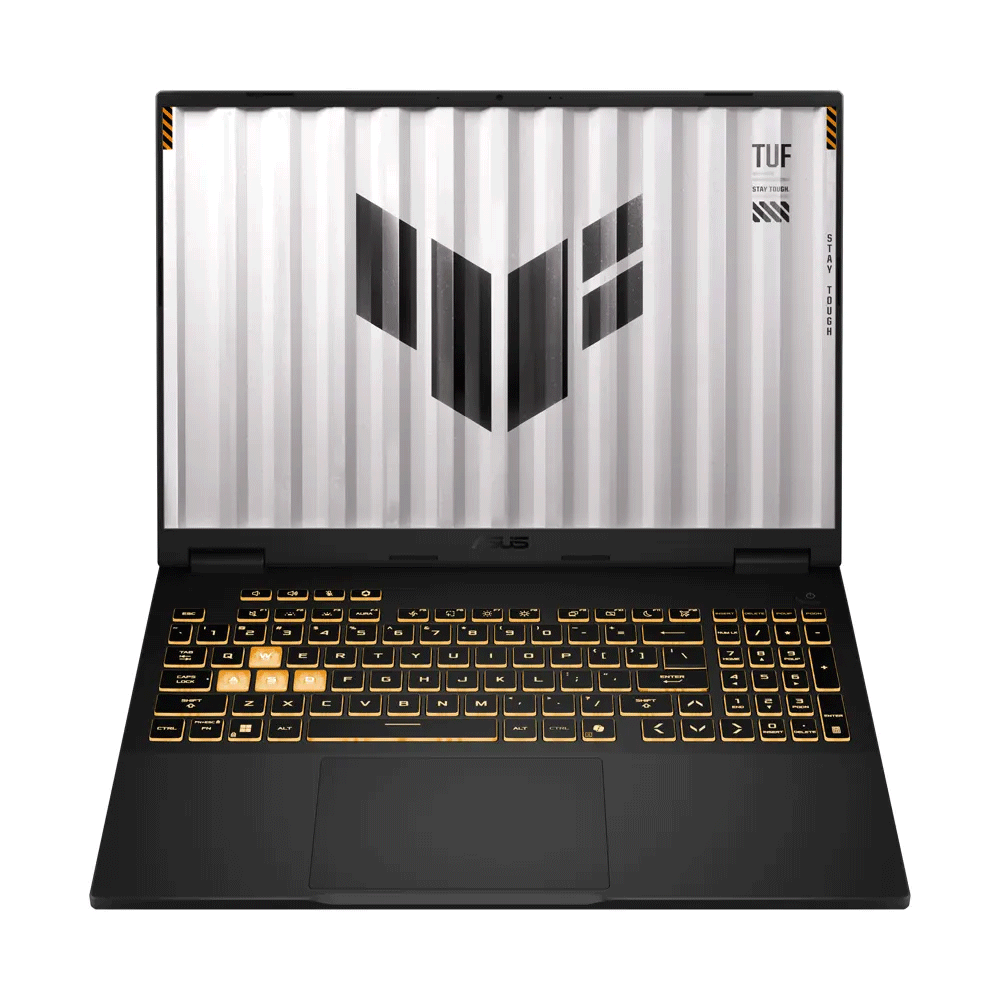ASUS TUF Gaming F16 FX608JMI-TU657W Laptop (Intel Core i7 14650HX - 16GB DDR5 - 512GB M.2 NVMe - Nvidia RTX 5060 8GB - 16.0 Inch WUXGA IPS 144Hz - Win11) - Jaeger Gray