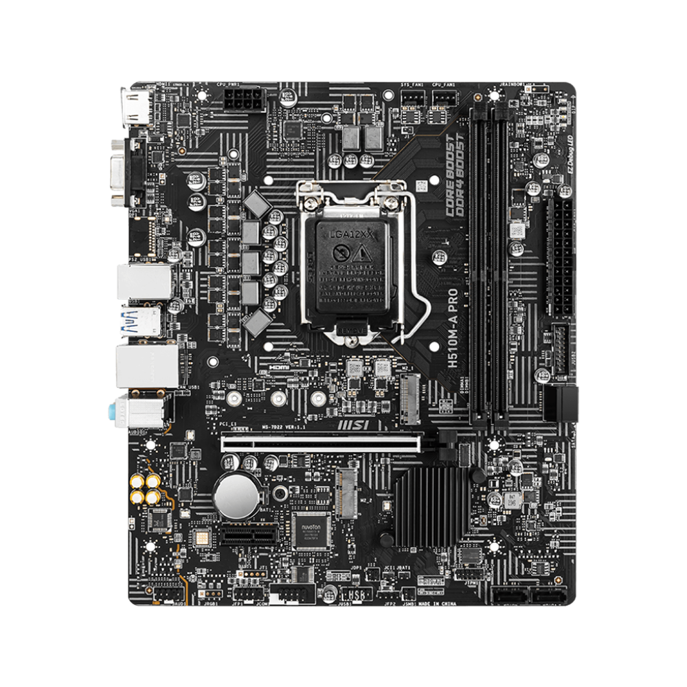 Motherboard Intel MSI H510M-A Pro (LGA1200)