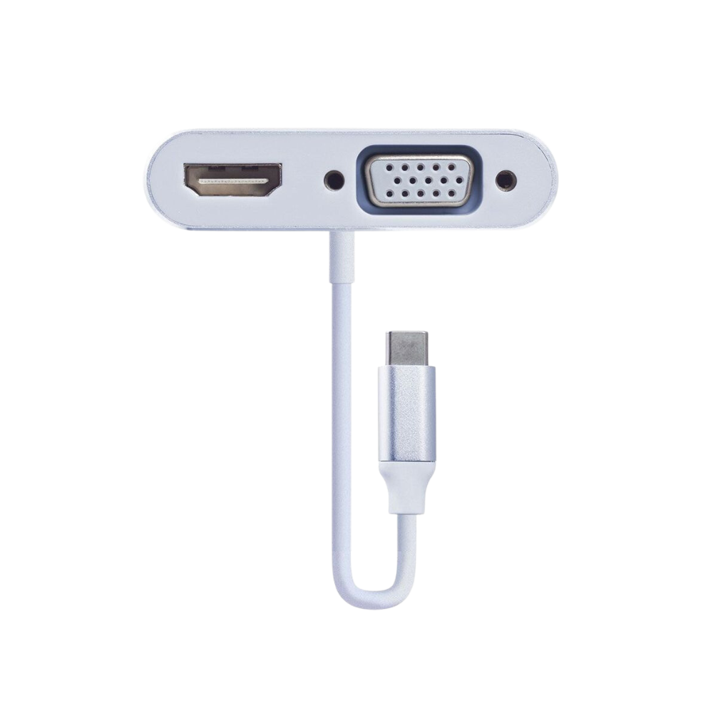2B CV143 Type-C To (VGA - HDMI) Converter