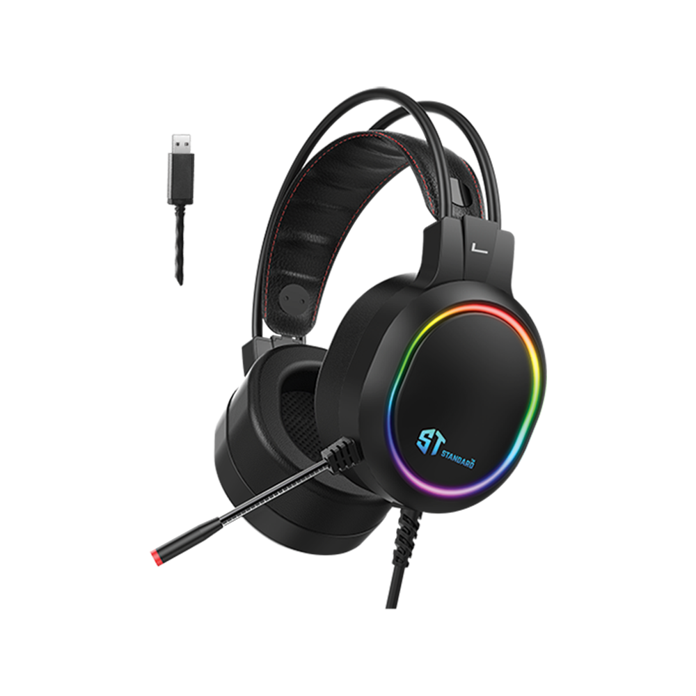 Standard GM-09 Wired RGB Gaming Headphone (USB 7.1)