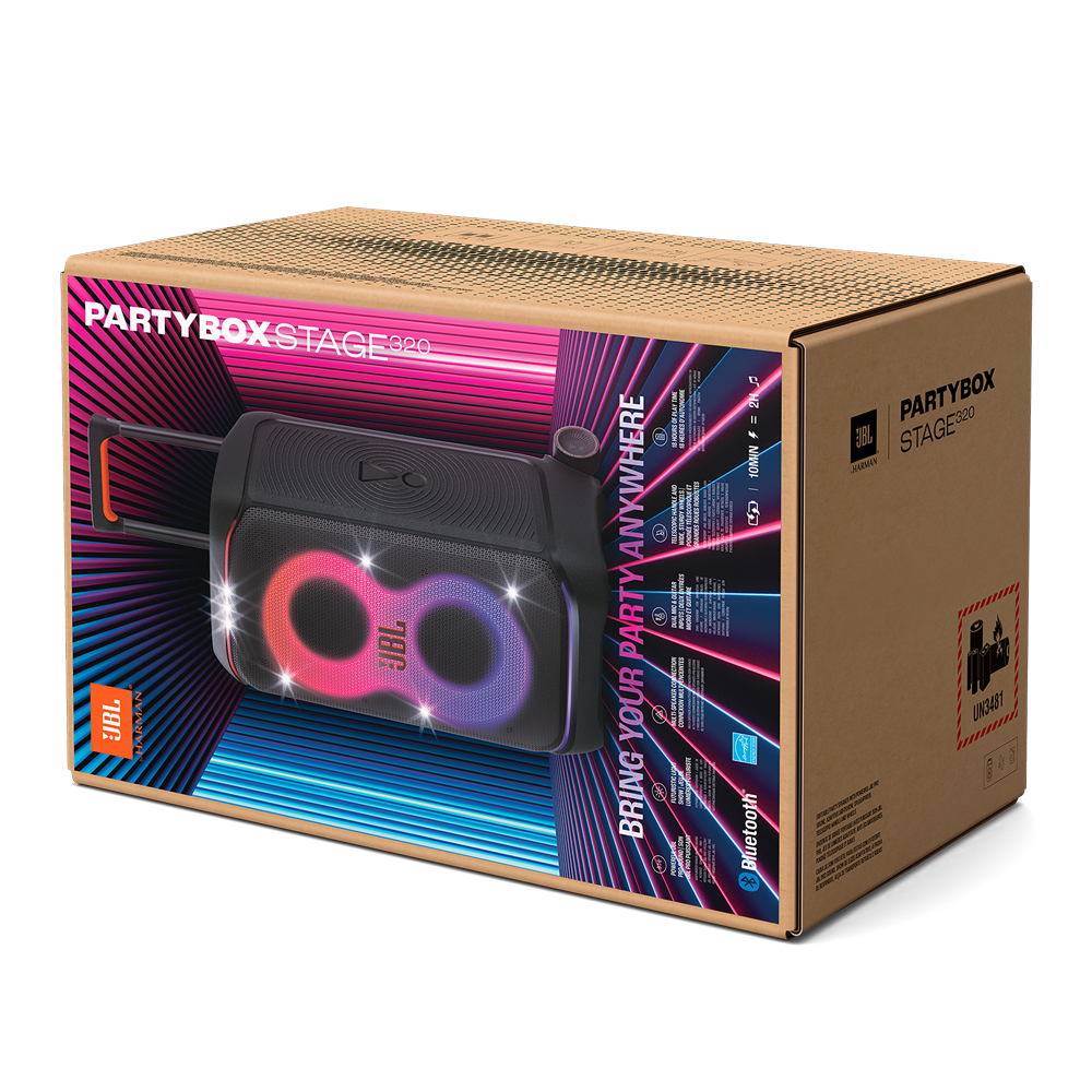 JBL PartyBox Stage 320 Portable Bluetooth Speaker