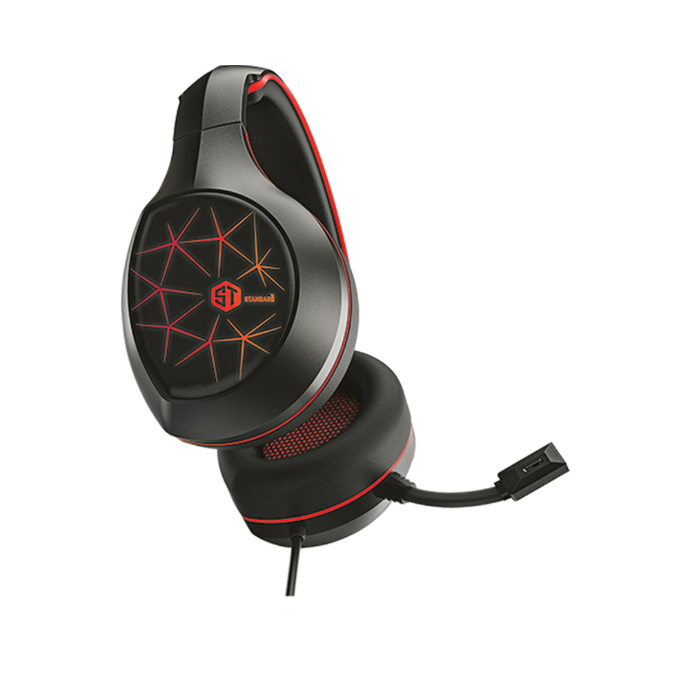 Headphone Wired Standard Gm-3502L (Two Socket With Convert + USB)