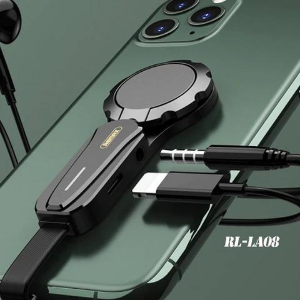 Convert Lightning To (Audio 3.5Mm - Charge Socket) Remax Rl-La08I