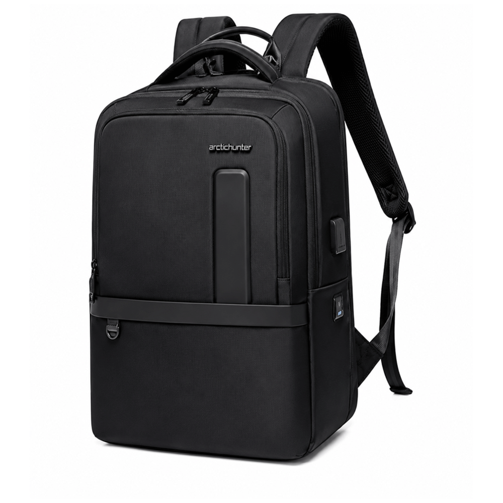 Arctic Hunter B00490 15.6 Inch Laptop Backpack - Black