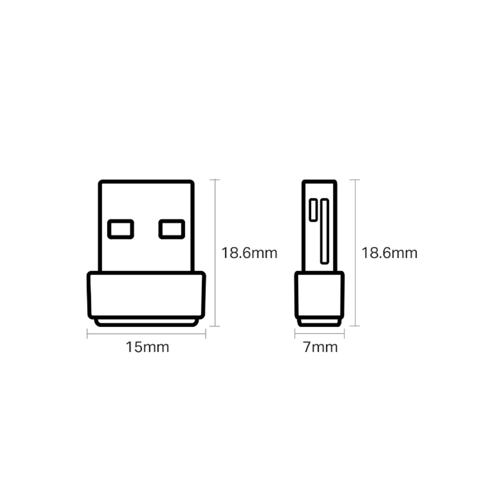 TP-Link Archer T2U Nano AC600 Nano Wireless USB Adapter