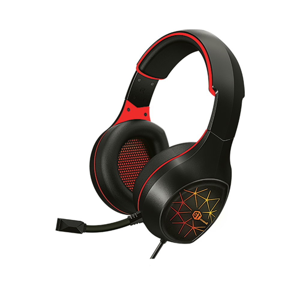 Headphone Wired Standard Gm-3502L (Two Socket With Convert + USB)