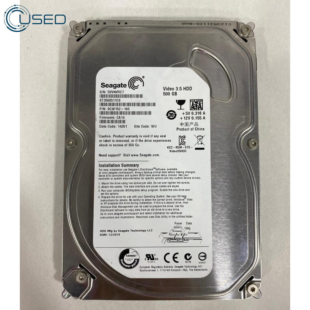 HDD Internal PC 3.5 Inch 500G (Original Used)