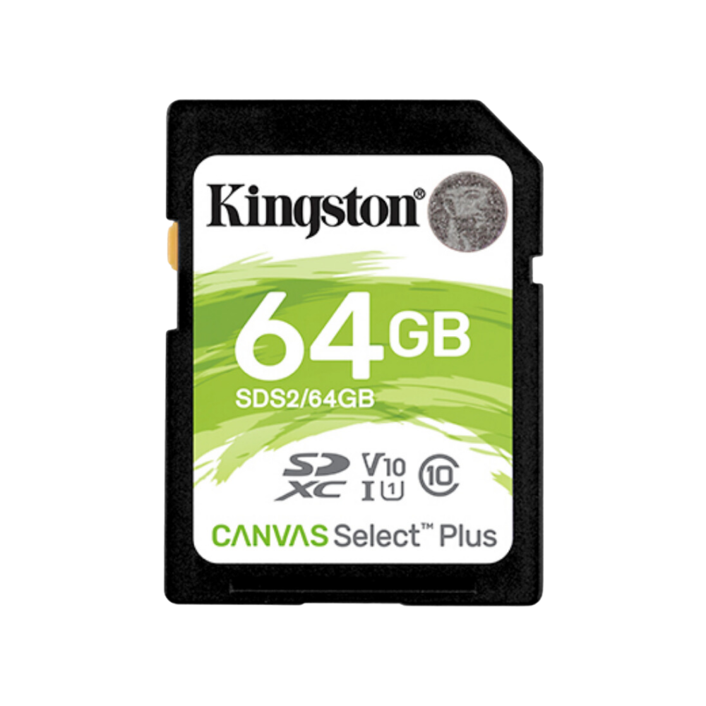 Kingston Canvas 64GB Class 10 microSD Memory Card
