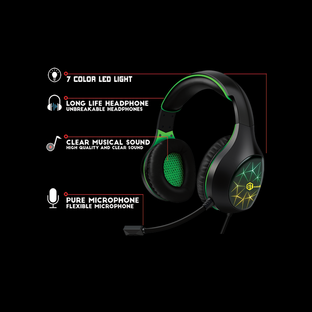 Headphone Wired Standard GM-2100L (USB 2.1)