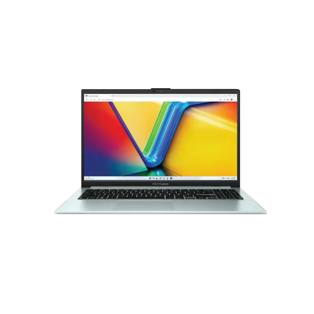 ASUS Vivobook Go 15 E1504FA-NJ083W Laptop (AMD Ryzen 3/7320U - 8GB DDR5 - 256GB M.2 NVMe - AMD Radeon Graphics - 15.6 Inch FHD 60Hz - Win11) - Grey Green