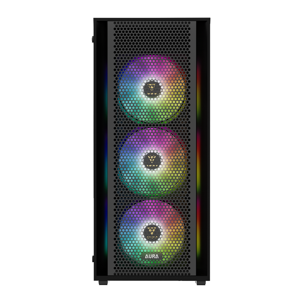 Gamdias Aura GC2 Elite ARGB Mid Rower Case + Aura GP750 80 Plus 750W Power Supply