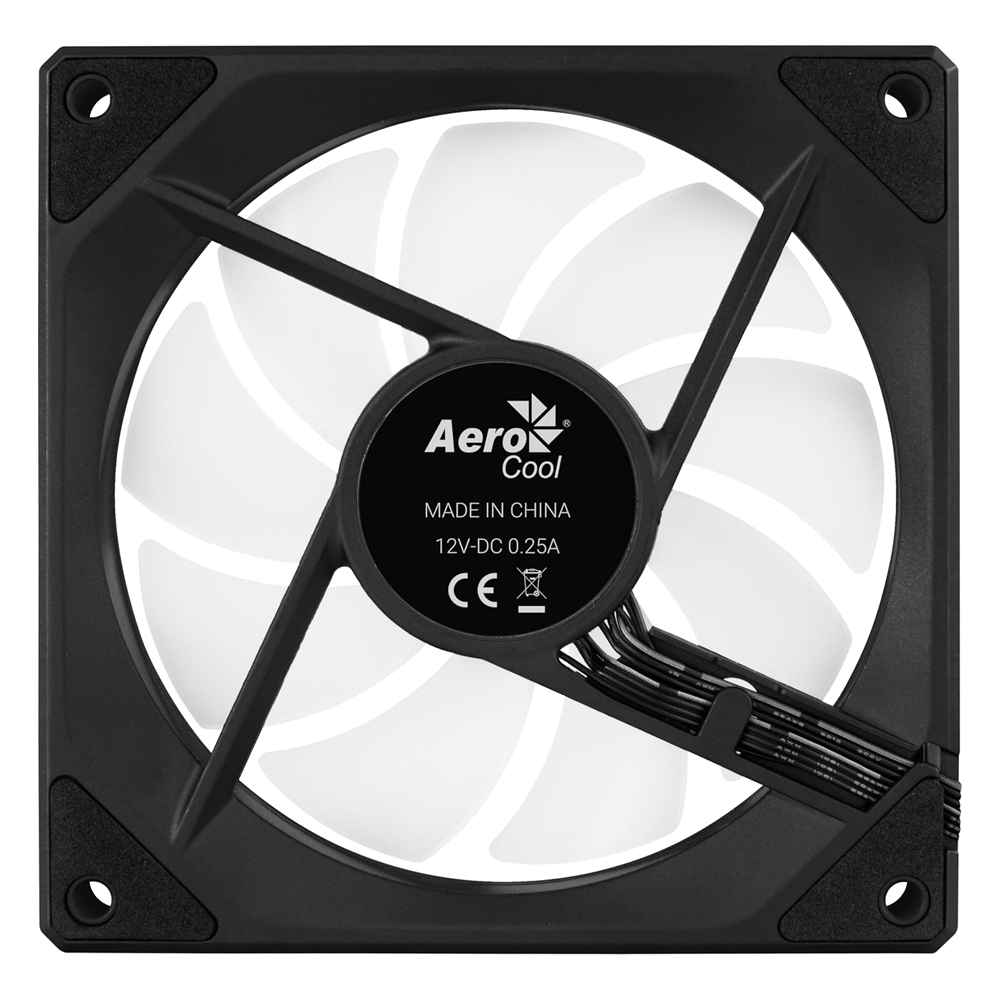 AeroCool Phantom M-3 ARGB Case Fan - Black