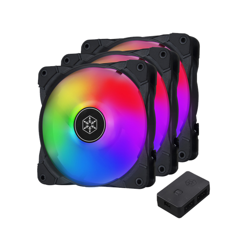 Fan Case 12X12 RGB SilverStone Air Blazer 120i Lite (3-in-1 With Controller)
