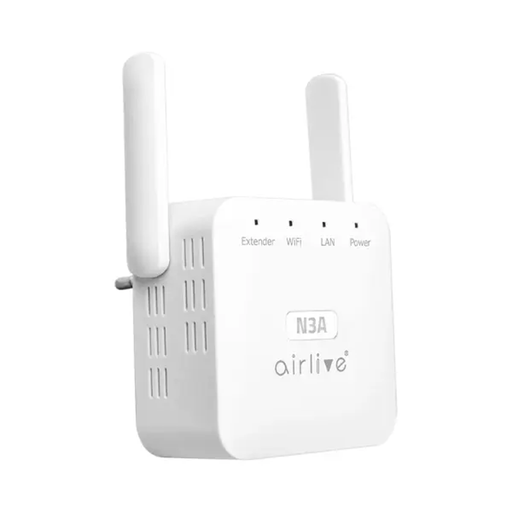 Airlive N3A 300Mbps Wireless Range Extender (1 Port - 2 Antenna)