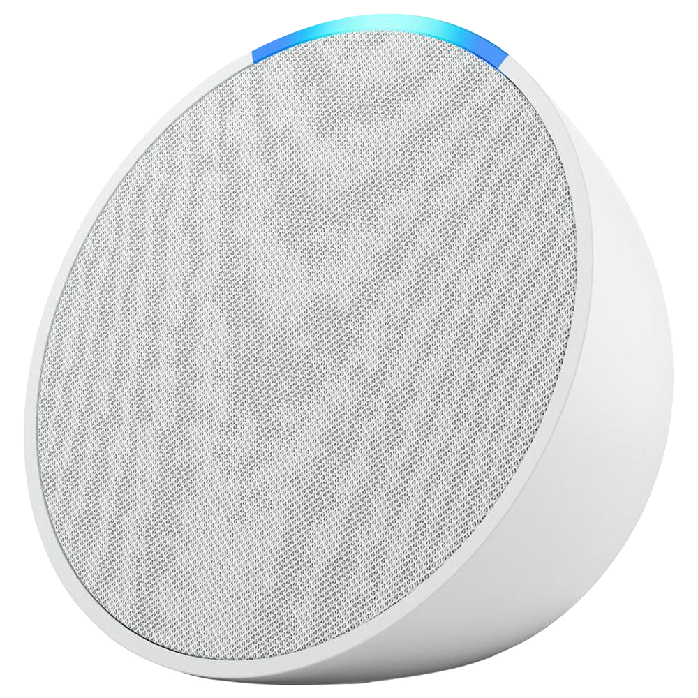Amazon Echo Pop Full Sound Compact Smart Speaker With Alexa - White