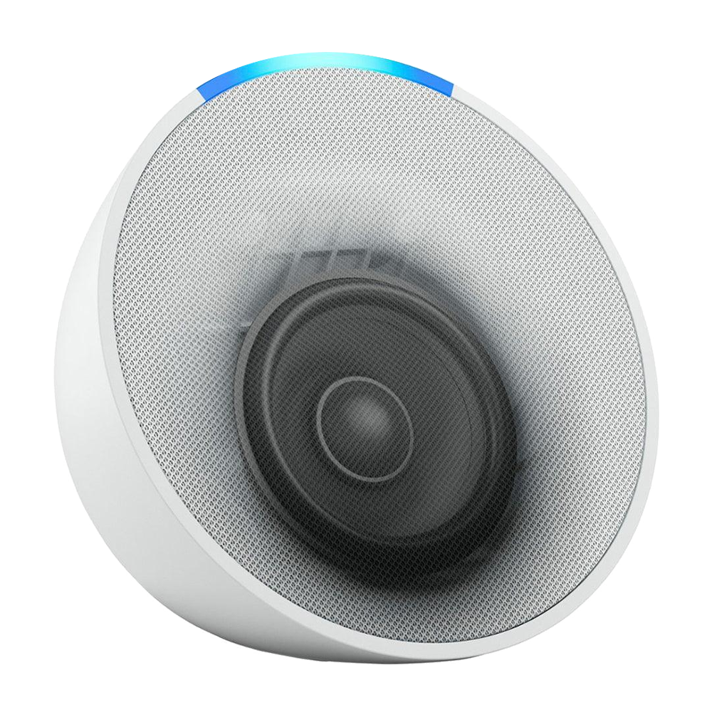 Amazon Echo Pop Full Sound Compact Smart Speaker With Alexa - White