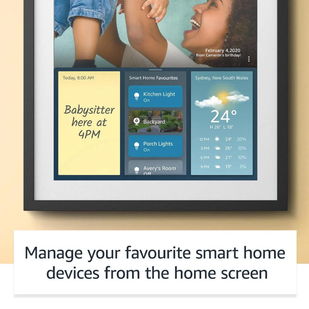Amazon Echo Show 15 2nd Gen Smart Display FHD 15.6 Inch With Alexa - Charcoal