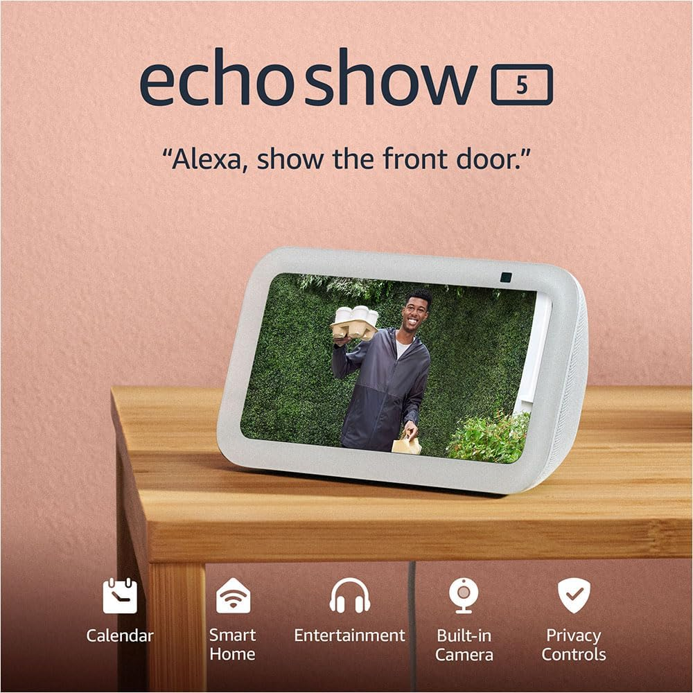 Amazon Echo Show 5 3rd Gen Smart Display With Alexa - White