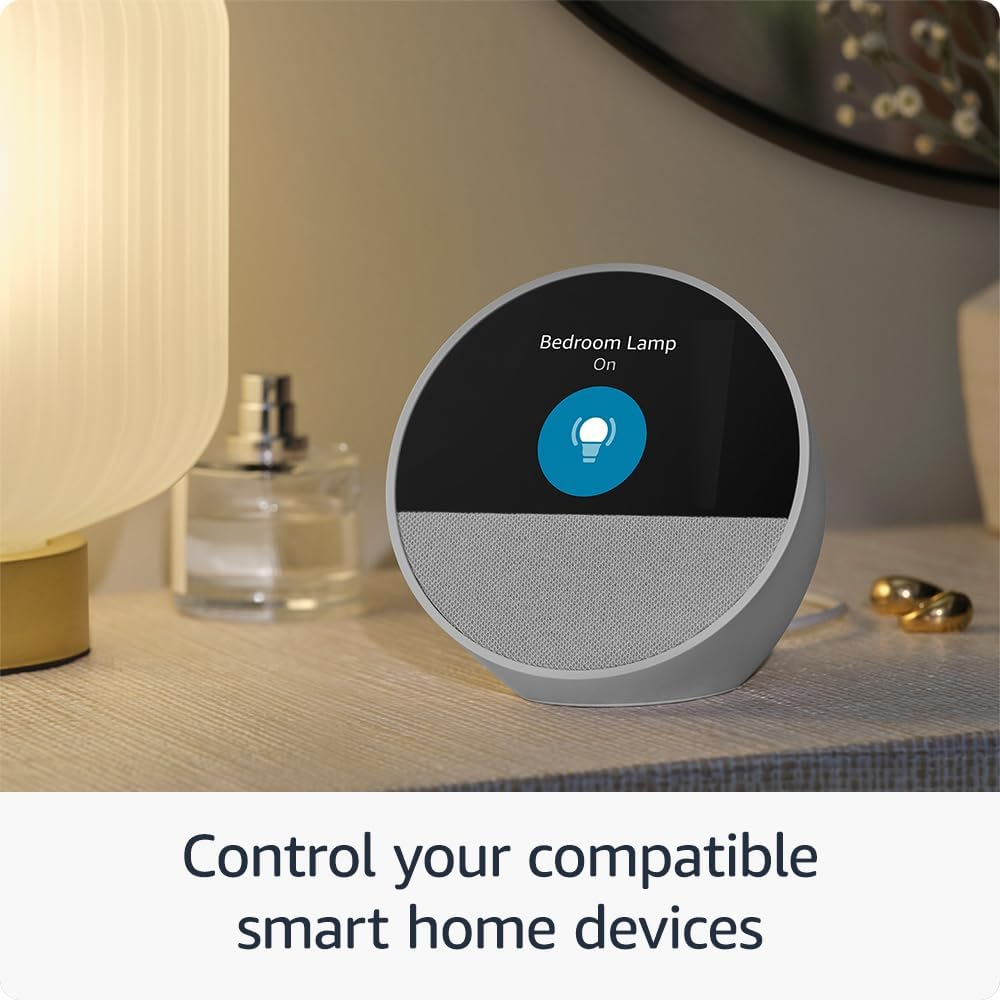 Amazon Echo Spot Smart Speaker & Alarm With Alexa - Blue
