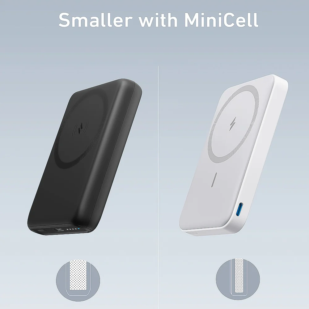 Anker 622 A1614H13 MagGo 12W Magnetic Wireless Power Bank 5000mAh - White