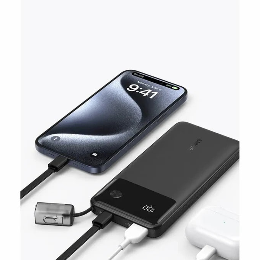 Anker A1388H11 Pocket-Sized Power Bank 22.5W 10000mAh - Black