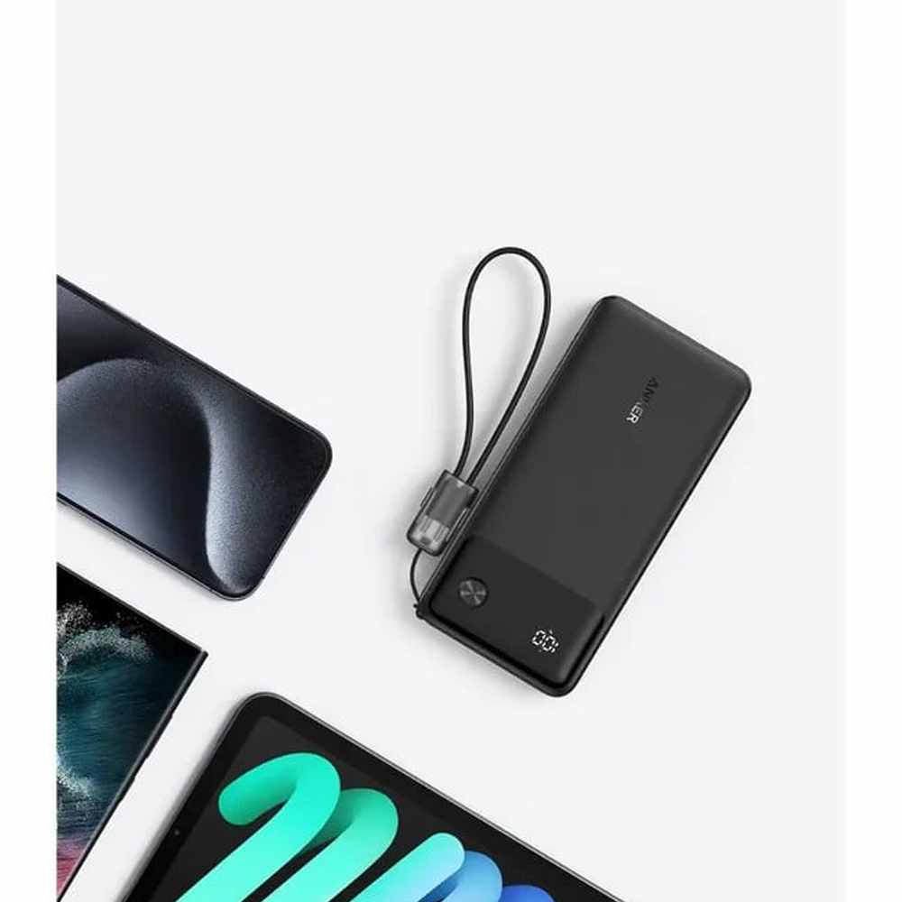 Anker A1388H11 Pocket-Sized Power Bank 22.5W 10000mAh - Black