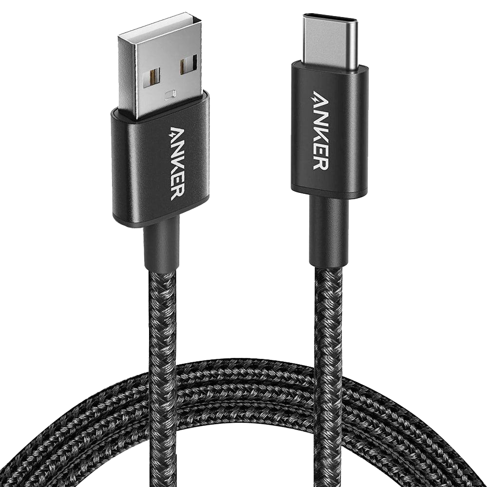 Anker A8173H11 USB to Type-C Durable Braided Cable 1.8M - Black