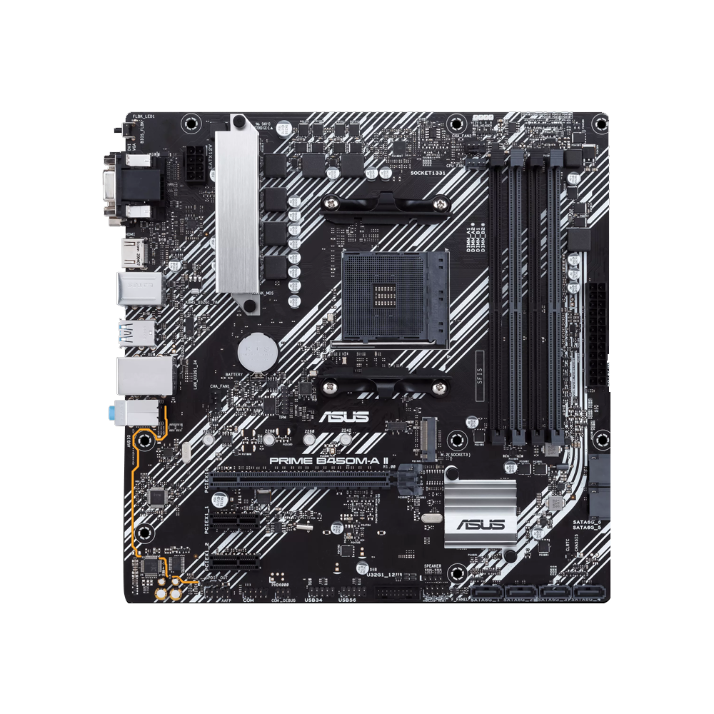 Asus Prime B450M-AII AMD AM4 Motherboard