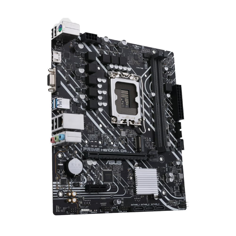 Asus Prime H610M-K D4 Intel Socket LGA 1700 Motherboard