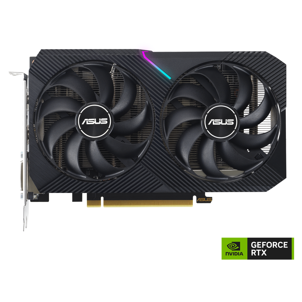 Asus Dual GeForce RTX 3050 V2 OC 8GB DDR6 Graphics Card