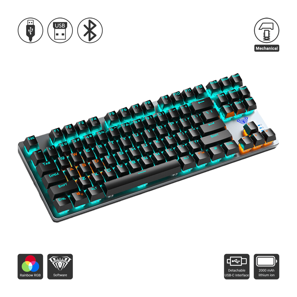 Aula Wind F3287 Wired Mechanical Gaming Keyboard