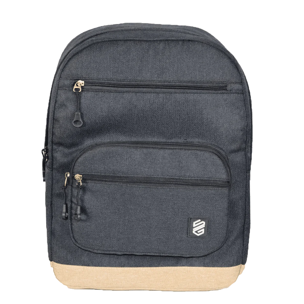 Bag Backpack Smart Gate Sg-9017 - Black/Camel