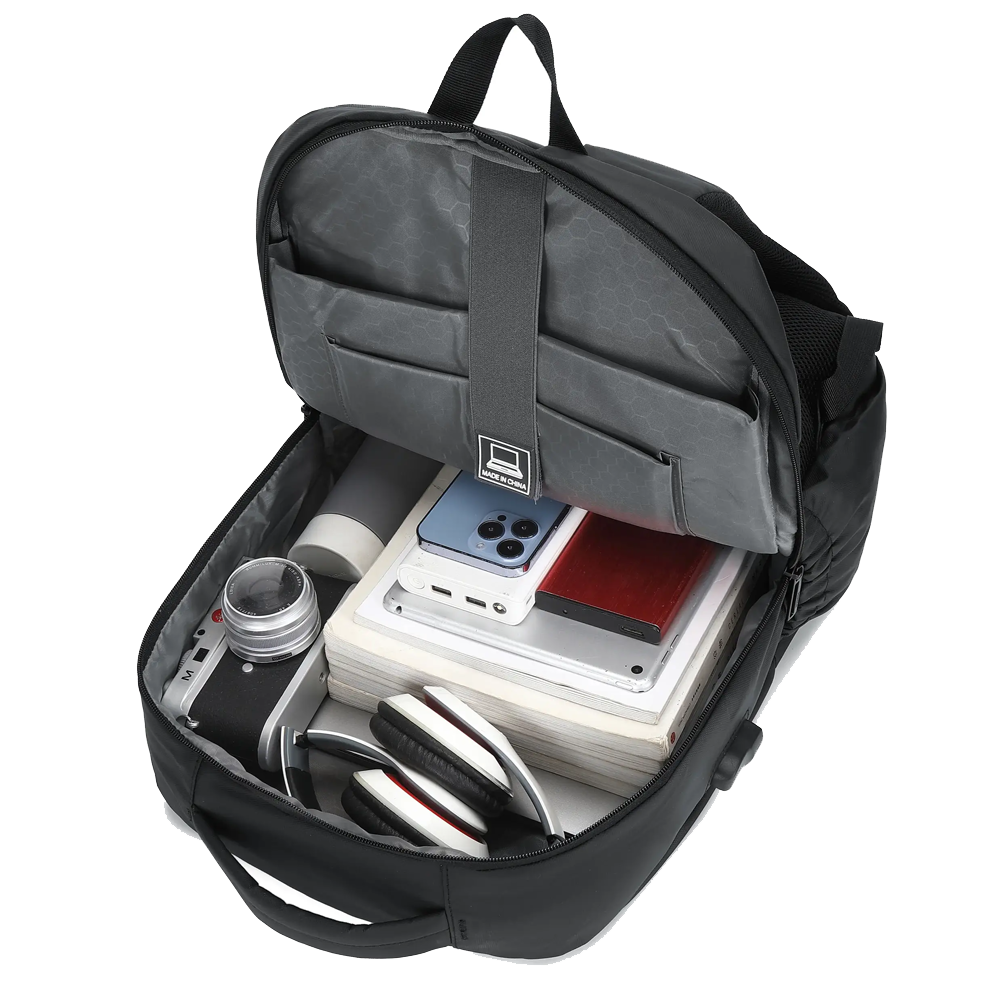 Rahala 2215 15.6 Inch Laptop Backpack - Black