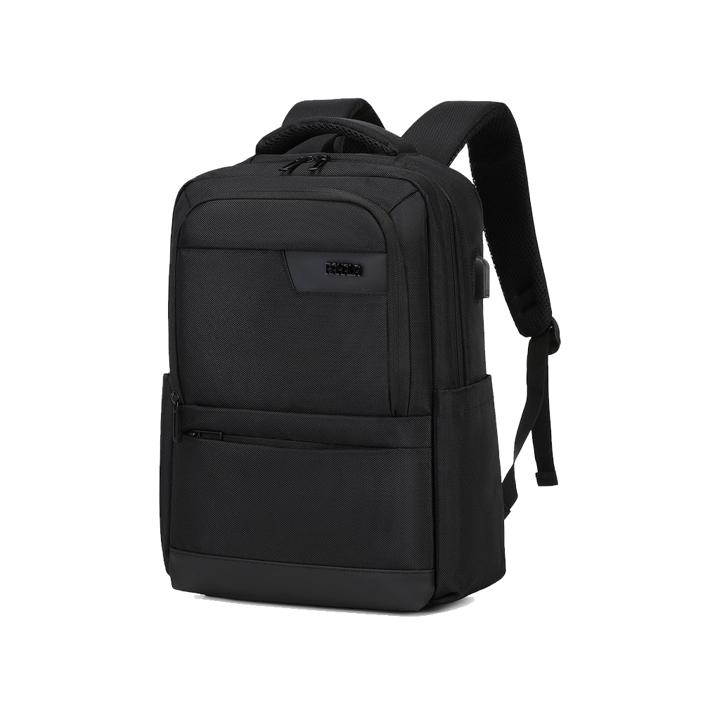 Rahala 502 15.6 Inch Laptop Backpack - Black