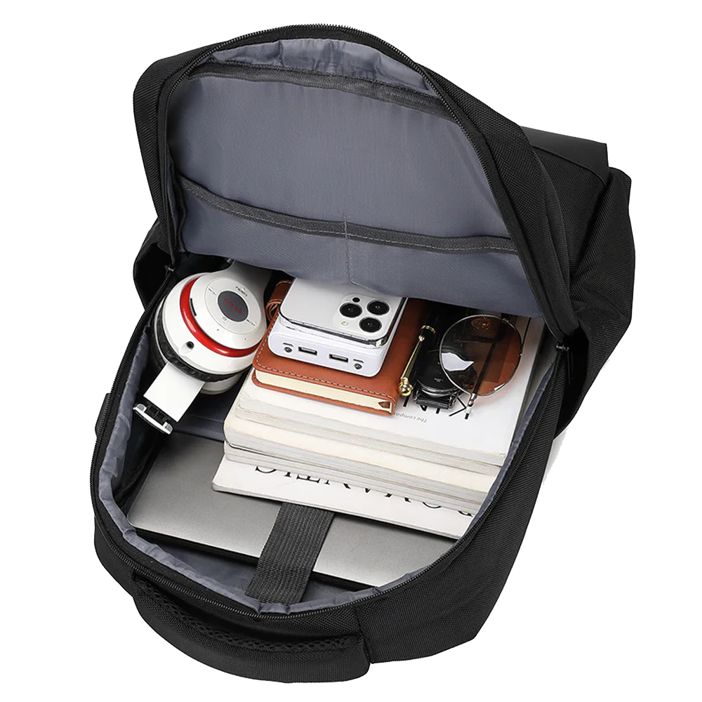 Rahala 502 15.6 Inch Laptop Backpack - Black