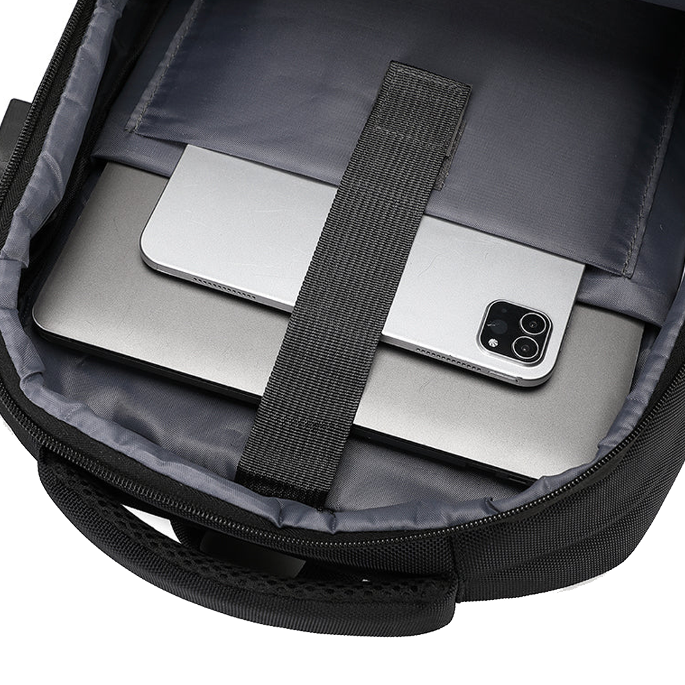 Rahala 502 15.6 Inch Laptop Backpack - Black